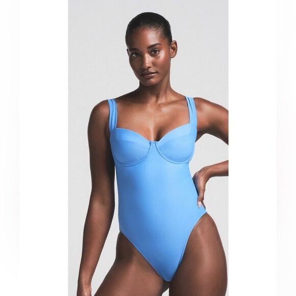 SKIMS NWT Signature swim Underwire One-piece S - Picture 4 of 9